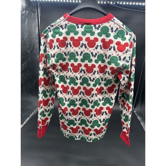 Hanna Andersson Women's Disney Mickey Mouse Long John Pajamas PJ Top Size Small - Picture 3 of 7